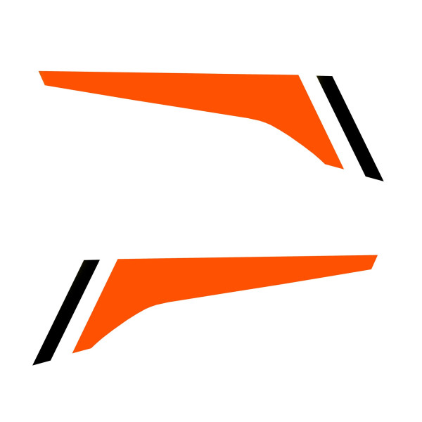 Pyramid Plastics Pyramid belly pan decals | red & black set | yamaha xsr 900 2022>current